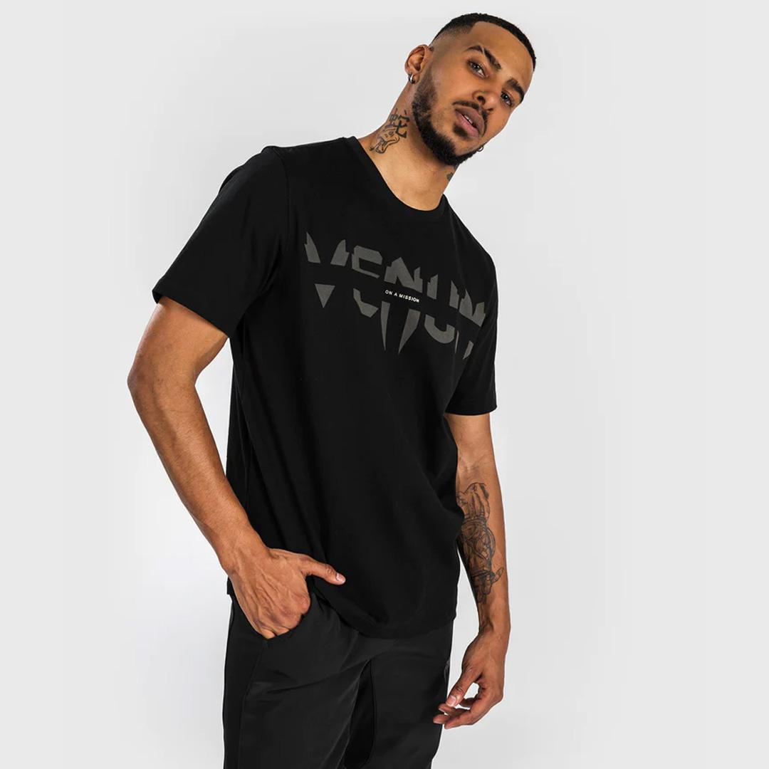 Venum On Mission T-shirt - Regular Fit - Black