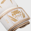 Venum Elite Boxing Gloves | White/Gold  - 10oz