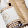 Venum Elite Boxing Gloves | White/Gold  - 10oz