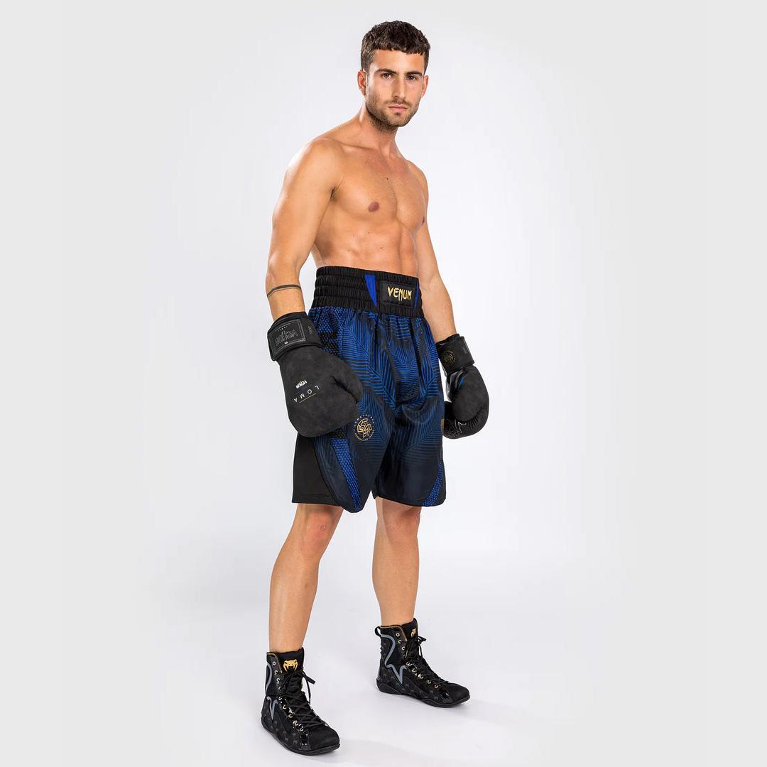 Venum Phantom Loma Boxing Short | Black/Blue