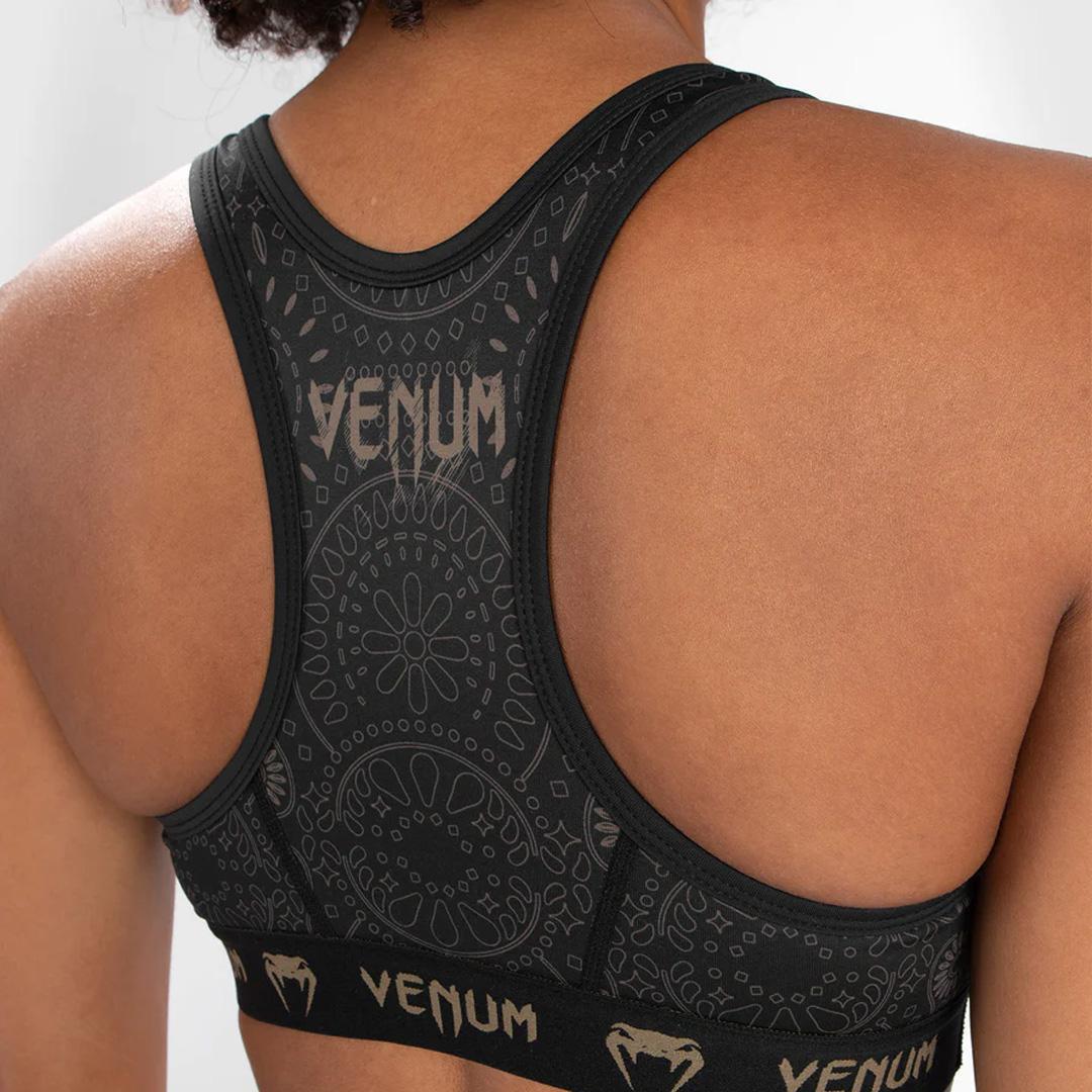Venum Women Santa Muerte Dark Side - Sport Bra - Black/Brown