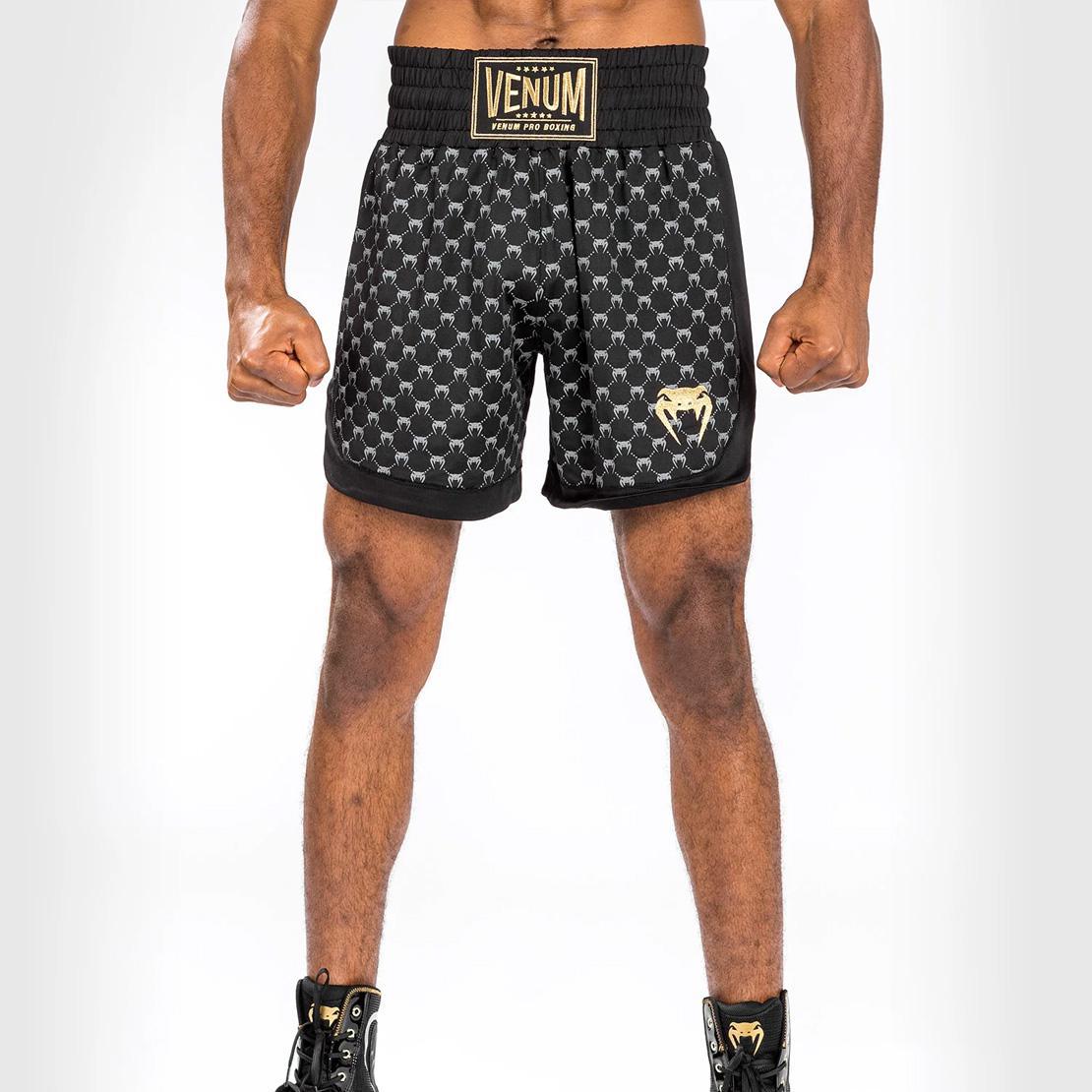 Venum Monogram Boxing Short - Black