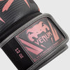 Venum Elite Boxing Gloves - Black/Pink Gold - 16oz