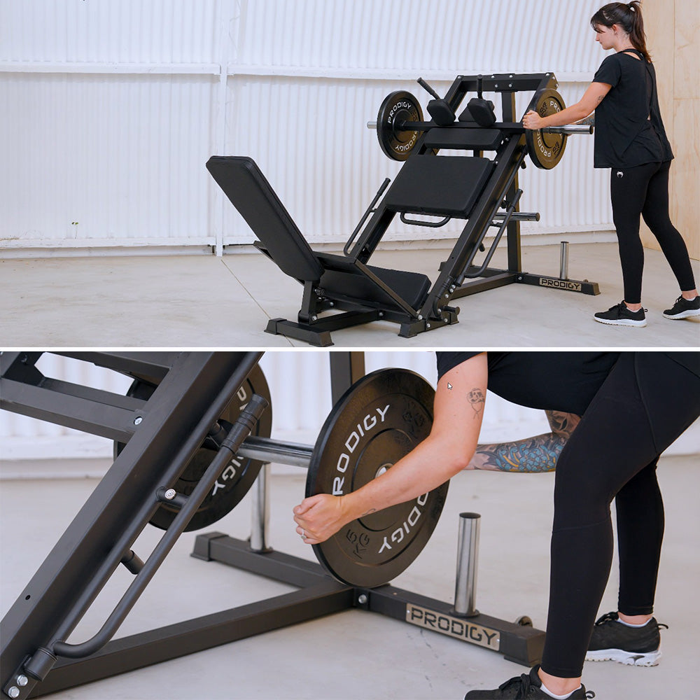 PRODIGY Leg Press Machine – Heavy Duty 45° Degree