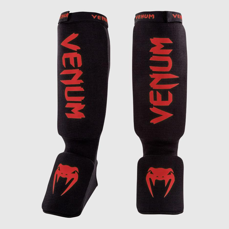 Venum Kontact Shin guards - Black/Red