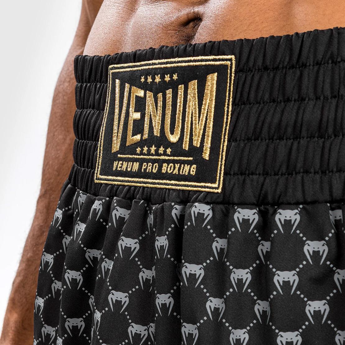 Venum Monogram Boxing Short - Black