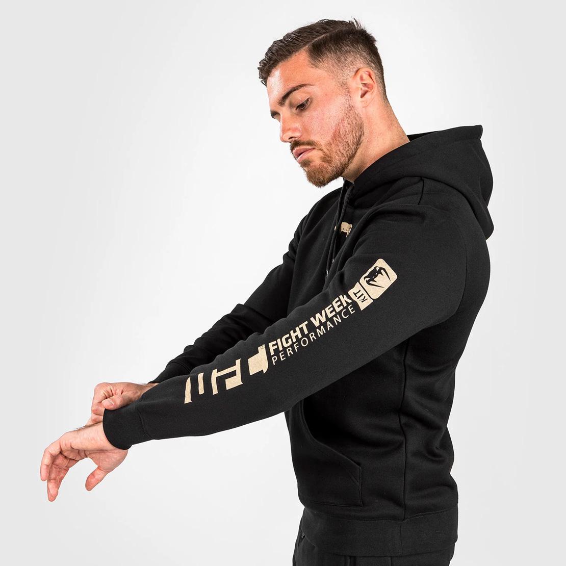 UFC Adrenaline by Venum Fight Week Men’s Pullover Hoodie - Black