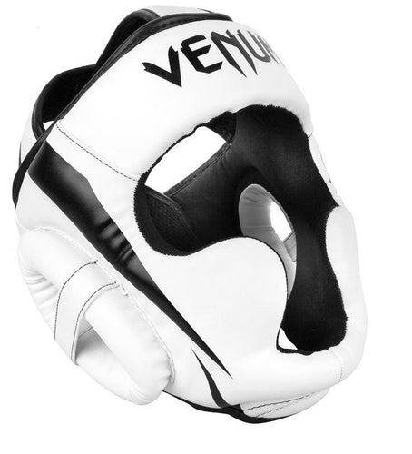 Venum Elite Headgear | White/Black