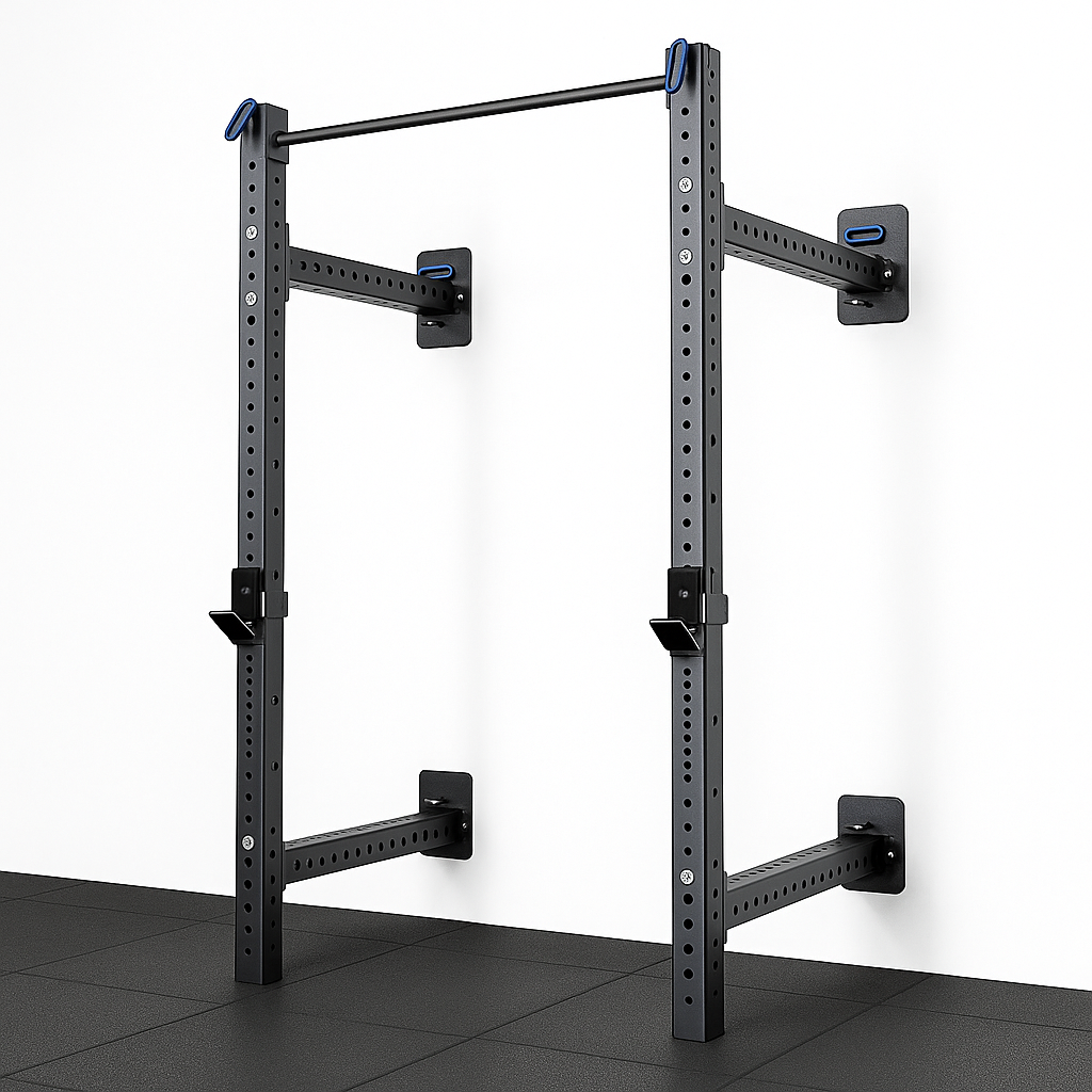 Foldable Wall-Mounted Squat Rack