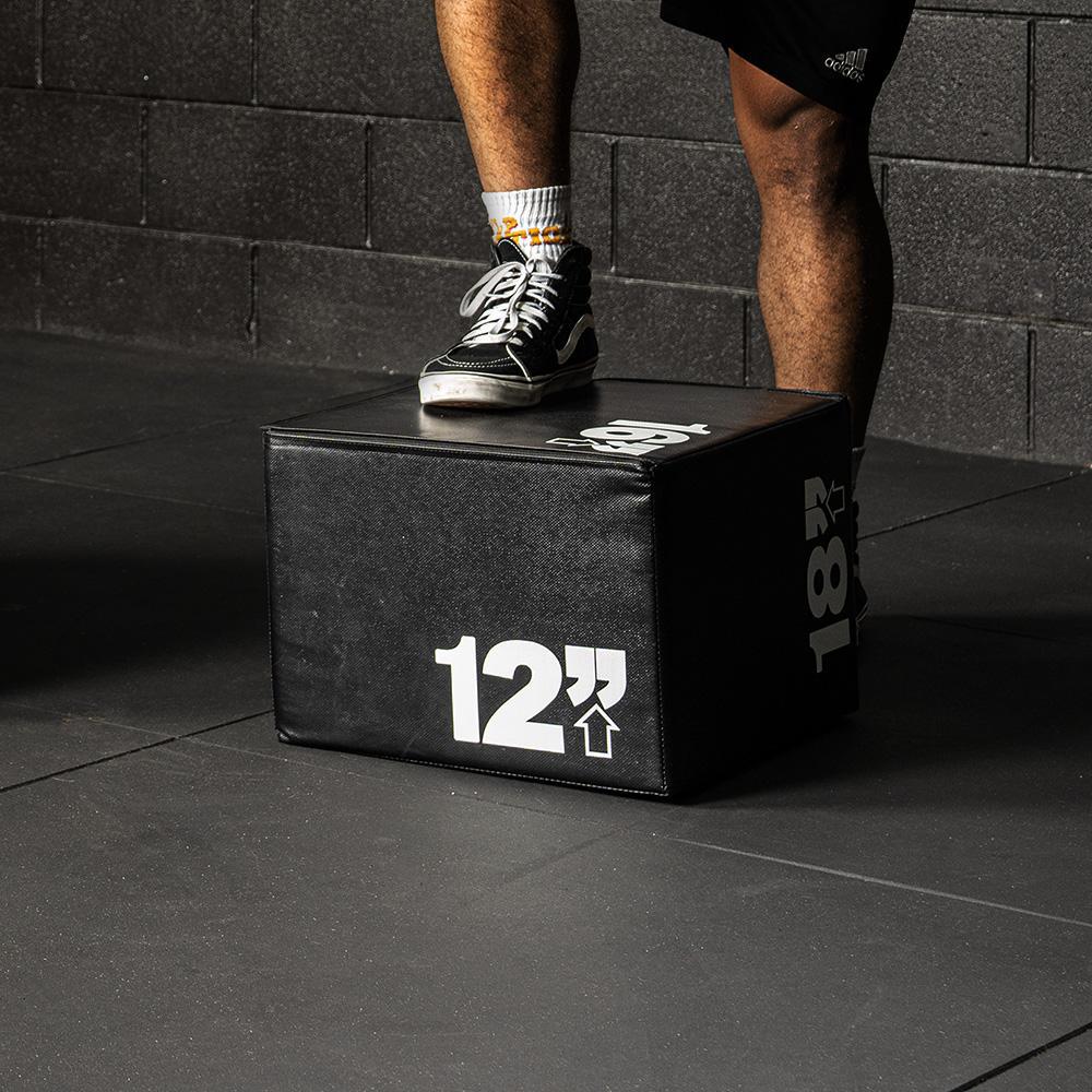 3 IN 1 SOFT PLYO JUMP BOX - 18" X 16" X 12"