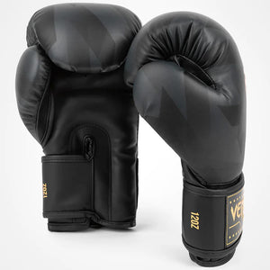 Venum Razor Boxing Gloves - Black/Gold - 16oz
