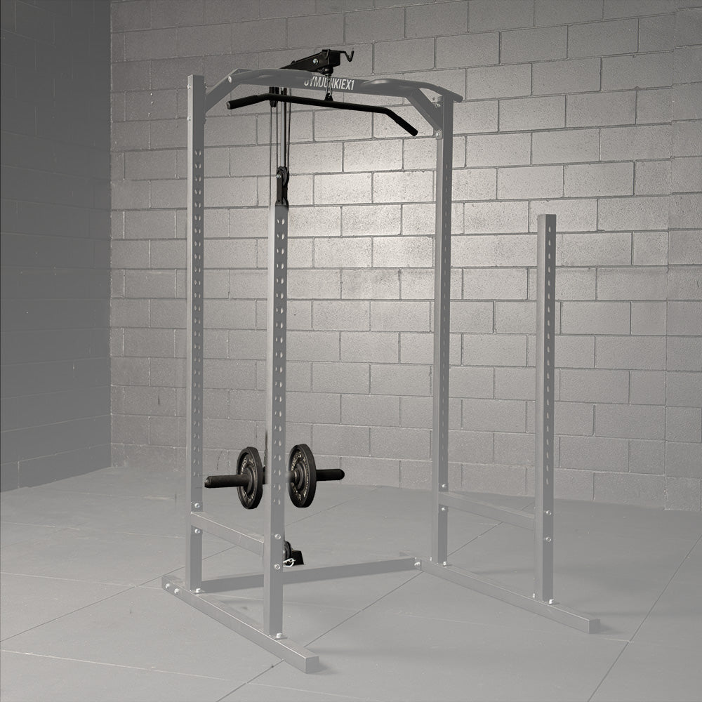 half rack cable attachment gym junkie