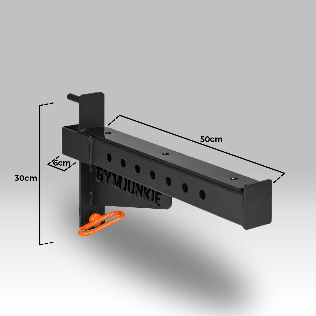 Half Rack Safety Bar Attachments dimensions