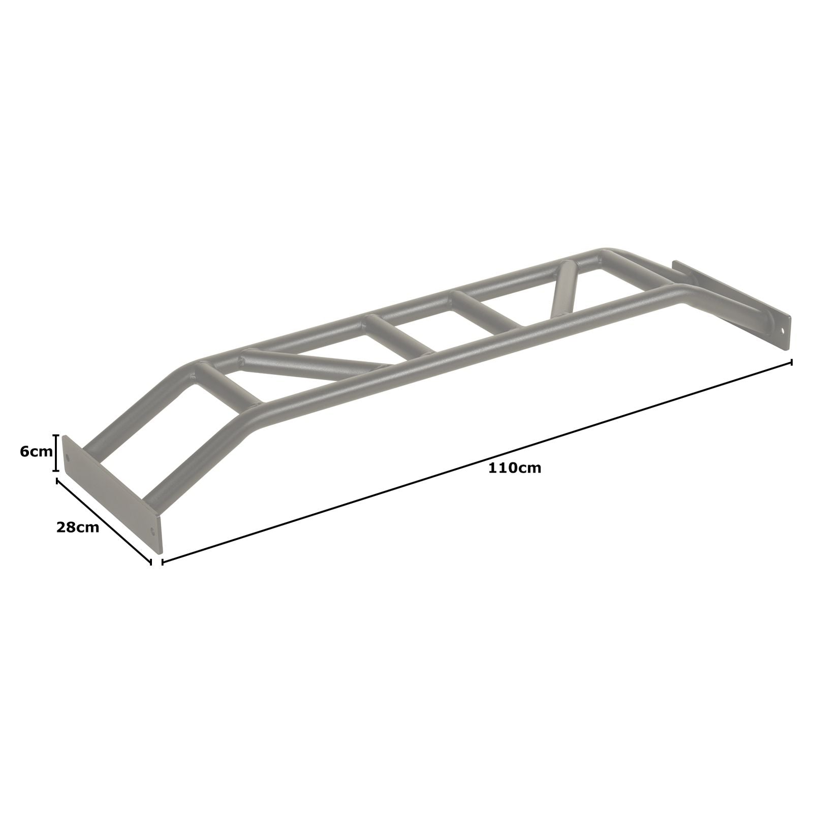 Power Rack - Pull Up Bar dimensions