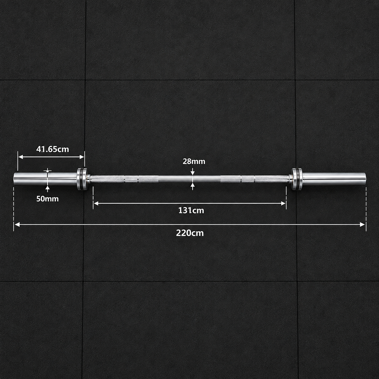 Heavy-Duty Olympic Barbell - 680kg Rated
