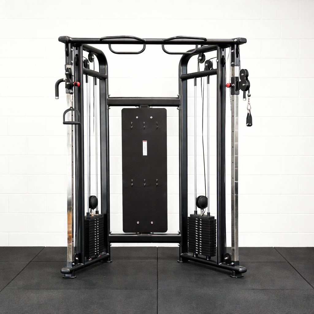 Elite Dual Adjustable Pulley Cable Machine – Full Commercial Grade Functional Trainer