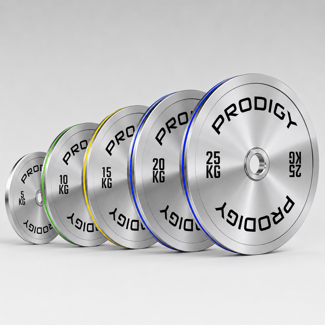 Prodigy Chrome Olympic Weight Plates (1.25kg – 25kg)