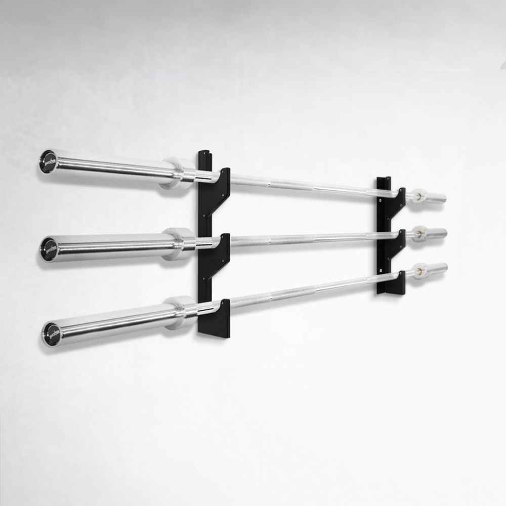 Wall Mounted Barbell Rack Gym Junkie