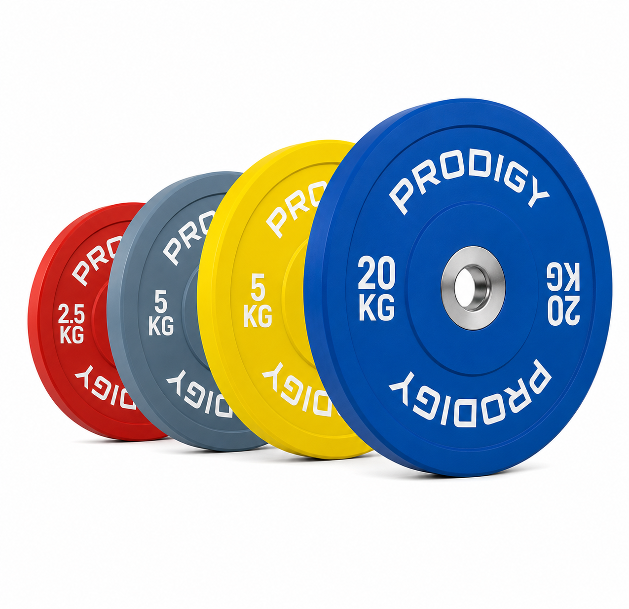 Prodigy Coloured Weight Plates – 1.25kg to 20kg