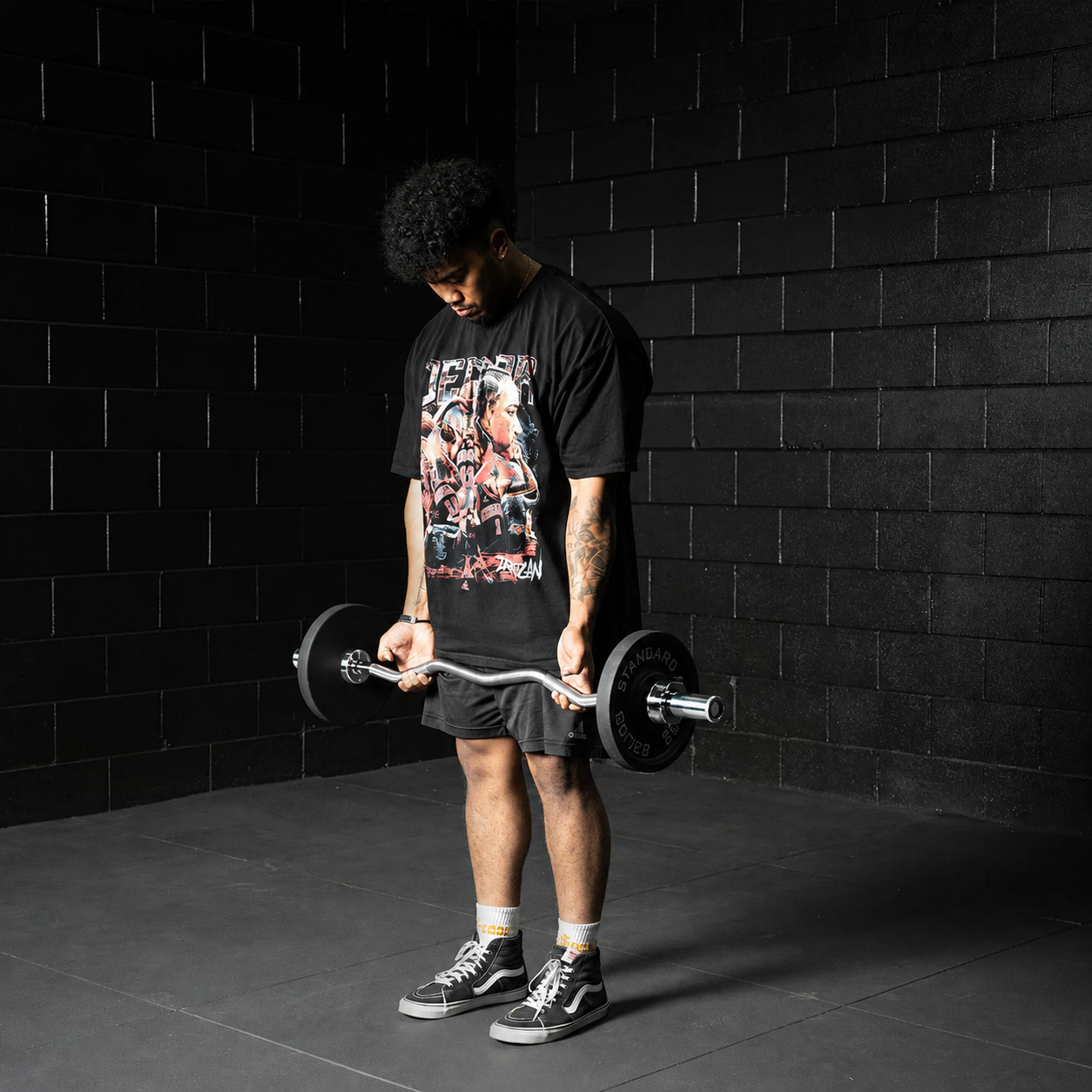 PRODIGY Olympic EZ Curl Barbell with Chrome Sleeves