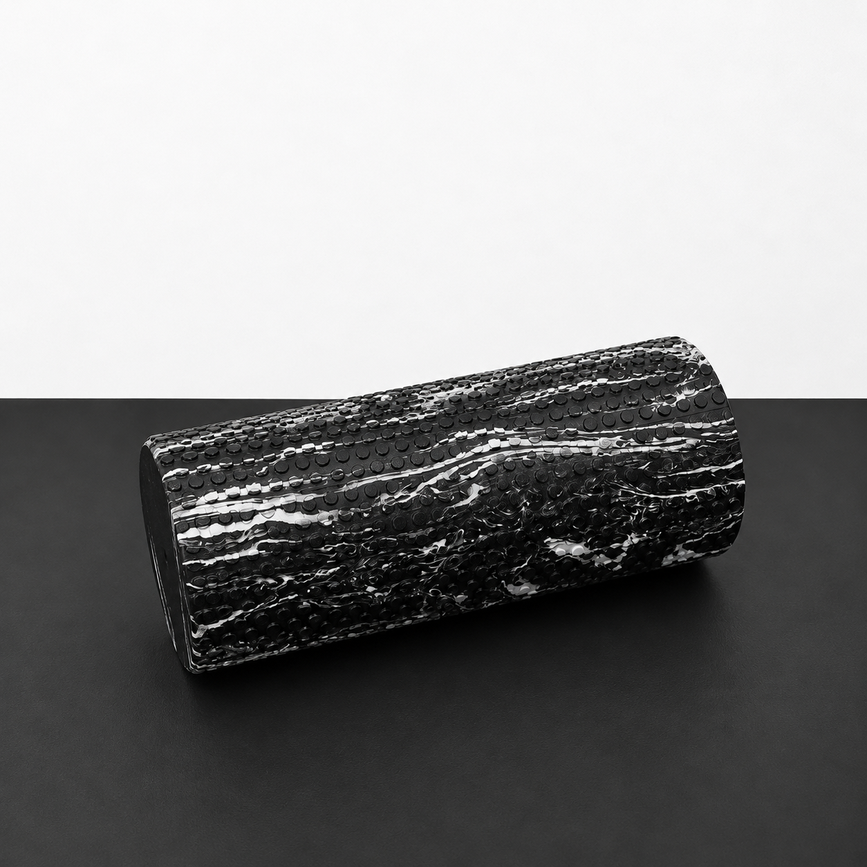Foam Roller- Black & White Marble