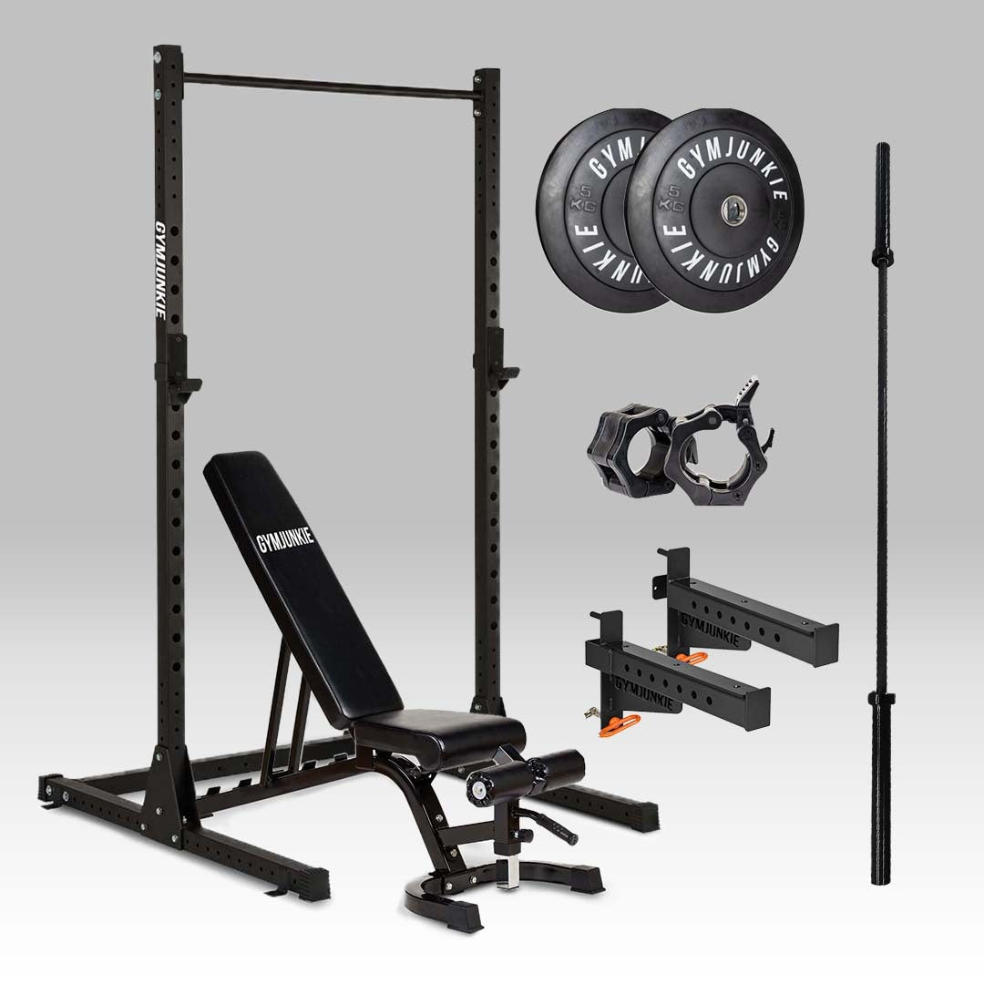 Squat Rack Package Gym Junkie gymjunkienz
