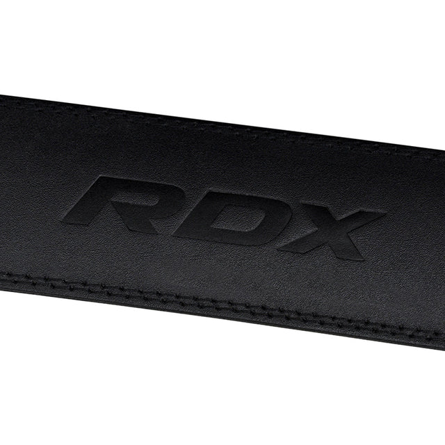 RDX 4 Inch Leather Weightlifting Gym Belt
